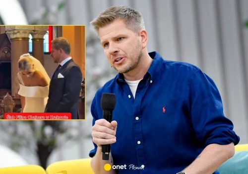 Filip Chajzer już po ślubie. Suknia panny młodej zachwyca skromnością