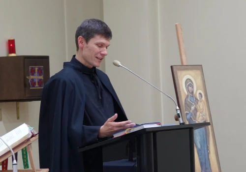 Uroczysta profesja zakonna o. Michała Kłosińskiego SJ
