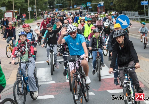 Świdnica na rowery! Miłośnicy jednośladów opanowali miasto