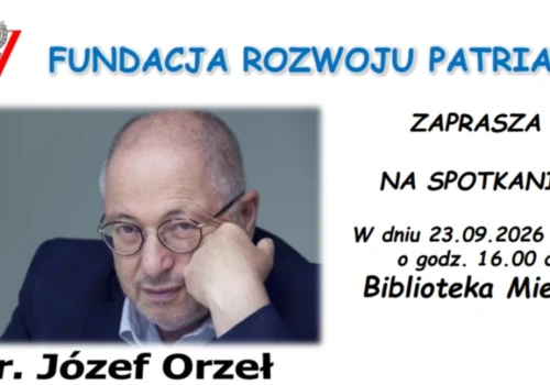 Spotkanie z doradcą prezydenta Karola Nawrockiego w Jaworznie. Dr Józef Orzeł gościem spotkania w Bibliotece Miejskiej