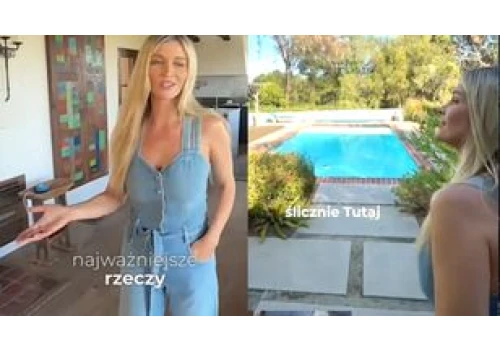 Joanna Krupa wpuściła kamery do domu. Ogromny salon, ogród z basenem i garderoba, w której panuje CHAOS