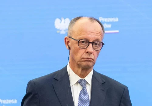 Merz niepocieszony po ogłoszeniu wyników wyborów w Niemczech. 