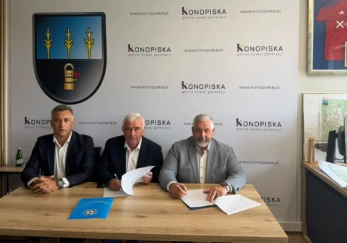 Gmina Konopiska została partnerem Śląskiego Związku Piłki Nożnej
