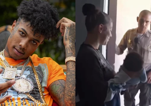 Blueface znów miał policję na streamie. Nevaeh Akira wyszła z ich synem do funkcjonariuszy