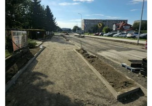 Ulica Żeromskiego w Golubiu-Dobrzyniu przechodzi remont. Zmiany dla kierowców, pieszych i rowerzystów