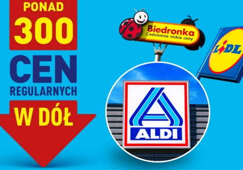 Aldi idzie na zwarcie z Lidlem i Biedronką. Sieć ścina ceny ponad 300 produktów!