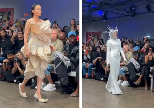 Co ona na siebie włożyła?! Horodyńska w szalonych kreacjach „podbija” londyński Fashion Week
