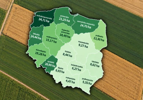Tyle hektarów ma dziś średnio polski rolnik