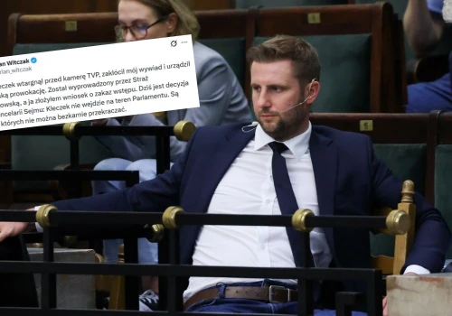 Redaktor Kłeczek po swoim ostatnim performensie dostał szlaban na wchodzenie do Sejmu