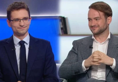 Michał Wawer i Łukasz Michnik w programie 
