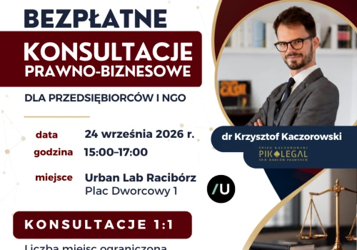 Bezpłatne Konsultacje Prawno-Biznesowe dla przedsiębiorców i NGO