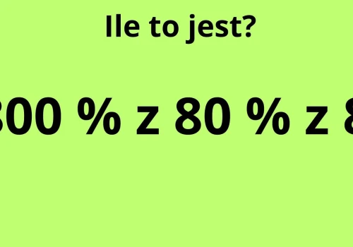 To zadanie matematyczne z podstawówki sprawia trudność dorosłym. Wielu popełnia błąd