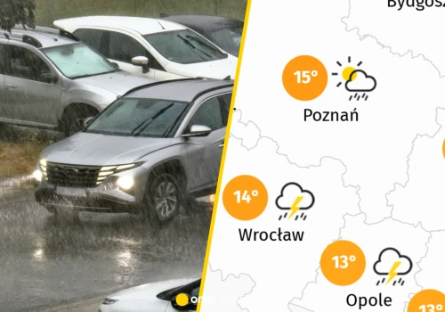 Nowa fala zimna i deszczu uderzy dziś w Polskę. W tych regionach pogoda będzie najgorsza