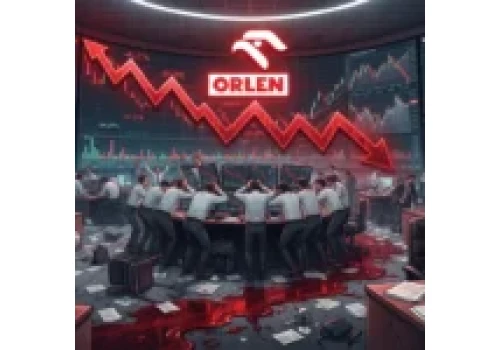 Akcje Orlen już ponad 10% w dół! Ropa naftowa ciągnie kurs. Czy to tylko korekta? Analiza i prognozy na najbliższe dni