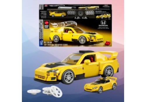 Zestaw Mattel Brick Shop Hot Wheels Speed Series 07 Honda S2000 za 94,99 zł w Media Expert