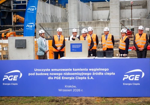PGE buduje w Krakowie nowe źródło ciepła, czyli transformacja energetyczna z udziałem polskich firm
