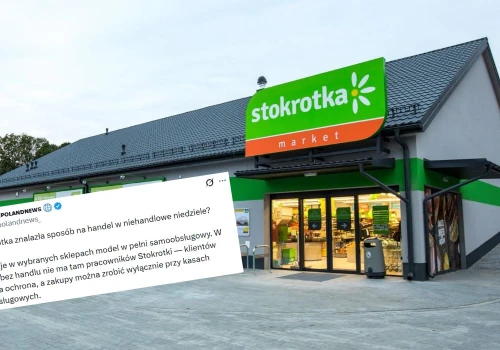 Stokrotka planuje sprytnie obejść zakaz handlu w niedziele, w sklepie nie będzie pracowników, tylko kasy samoobsługowe i ochroniarz