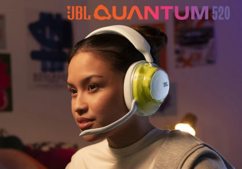 JBL Quantum 520: potrójna łączność i materiałowe poduszki