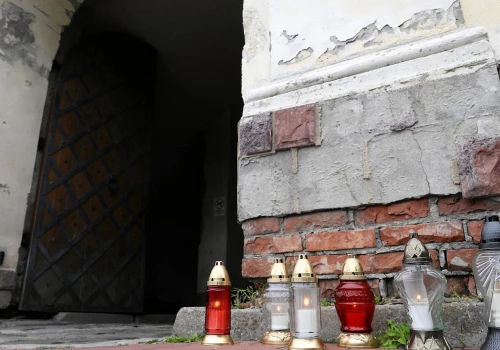 Ukrainka opowiada o ataku nożownika w klasztorze w Jarosławiu. 