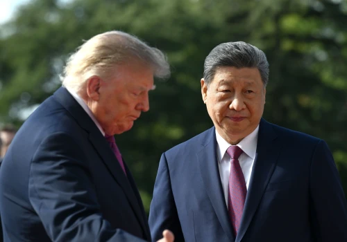 Donald Trump i Xi Jinping spotkali się w Białym Domu