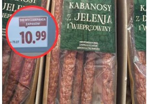 Trafiłam w Lidlu na kabanosy z jelenia za 11 złotych. Spojrzałam na skład i już wiem, czy warto