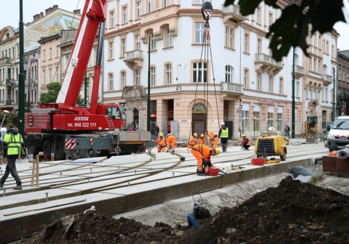 Sprawdziliśmy, jak idą prace na ul. Basztowej. Tramwaje wrócą już 5 października