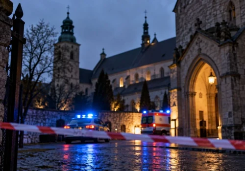 Nie żyje ksiądz. 31-letni obywatel Ukrainy zaatakował nożem pięć osób w opactwie