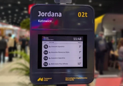 Metropolia rozpoczyna testy elektronicznych rozkładów jazdy. Dwie tablice zostaną zamontowane na przystankach w Katowicach