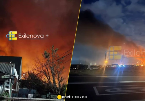 Ataki na Charków, pożar rafinerii w Rosji. Niespokojna noc na wschodzie