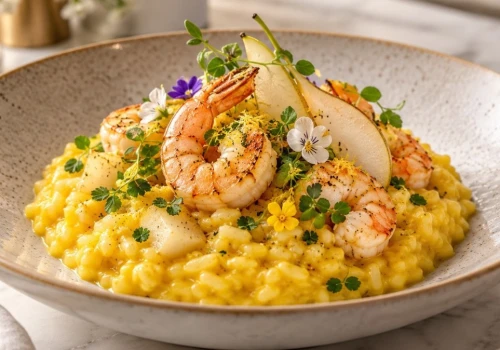 Eleganckie, ale proste. Kremowe risotto z szafranem od Mateusza Gesslera