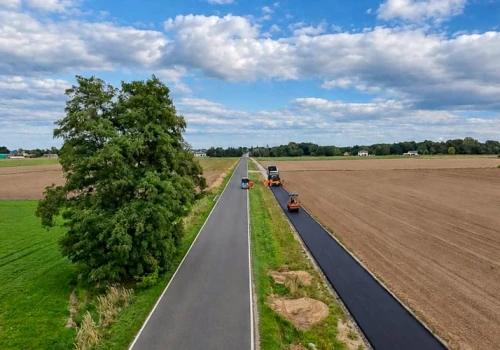 Budowa ścieżki pieszo rowerowej z Ostrowitego do Giewartowa na ostatniej prostej