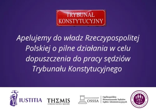 Apel stowarzyszeń sędziowskich