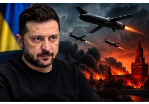 Zełenski ostrzega przed planami Rosji. 