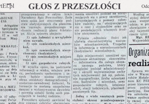 „Imprezy te będą dla świata pracy bezpłatne” (Głos z przeszłości, odc. 228)