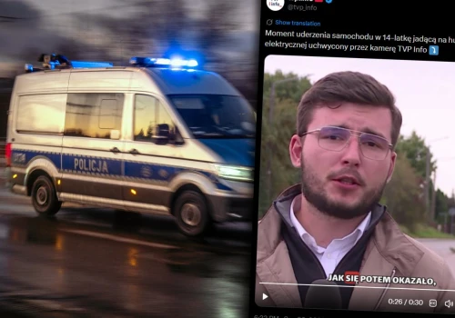 14-latka potrącona na wizji. Ekipa TVP Info przerwała relację z innej tragedii w Kościerzynie