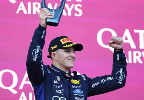 Hadjar wrócił po kontuzji i stanął na podium. Szef Red Bulla zachwycony