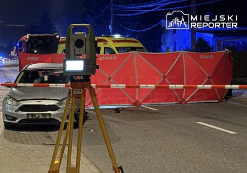 Śmiertelny wypadek na Bielanach. Nie żyje motocyklista