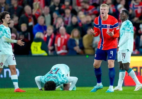 Kolejny gol Haalanda, Ronaldo na ławce. Portugalia górą w hicie