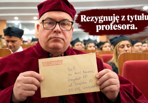 Prof. Radosław Zenderowski: Rezygnuję z tytułu profesora. W nauce króluje „święty spokój”!