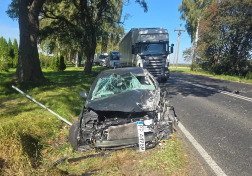 Wypadek na DK11 pod Lotyniem. Droga całkowicie zablokowana!