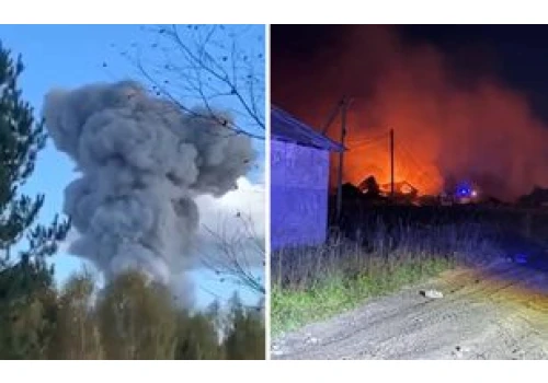 Potężny pożar w Rosji. Wybuch w fabryce, są ofiary