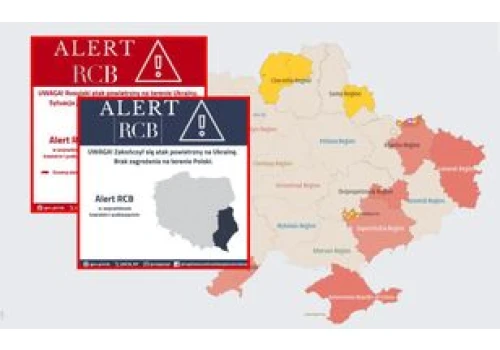 Rosja uderza w Ukrainę. Alert dla dwóch województw, szybko go odwołano