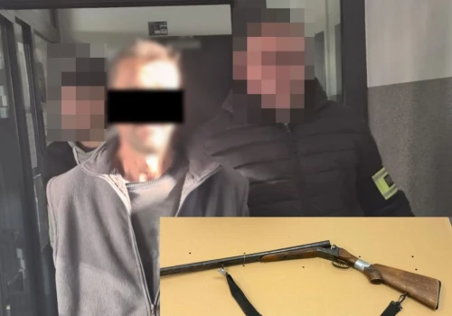 Groził partnerce i jej synowi ze strzelbą w ręku. 52-latek trafił do aresztu