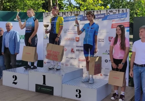Od toru w Pruszkowie po szosę w Końskowoli. Kolarski weekend zawodników z Kulesz Kościelnych