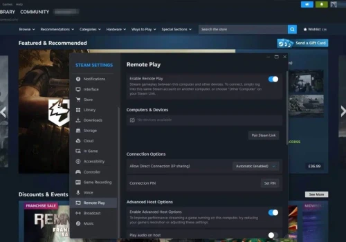 Steam Remote Play z kodekiem Pyrowave: Rewolucja w opóźnieniach