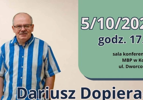 Pochodzi z Konina, właśnie napisał pierwszą książkę. Spotkanie z Dariuszem Dopierałą