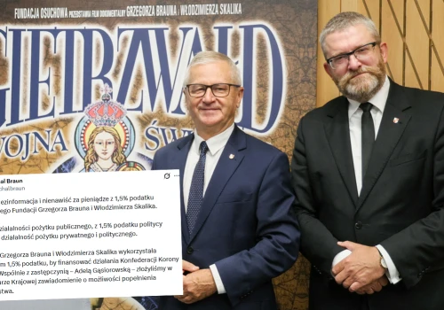 Prokuratura przyjrzy się fundacji Osuchowa, która miała finansować partię Brauna