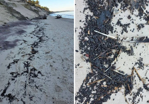 Bałtyk wyrzucił czarne, lepkie grudki. Zamknięto plaże