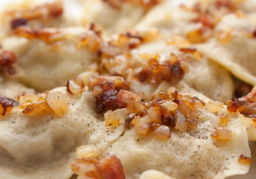 Pierogi z kaszanką z miejsca skradły moje serce. Ruskich już nie lepię