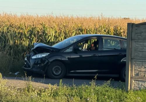 Kolizja na trasie Ostrów – Kalisz.